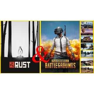 Купить ⭐ ️ RUST+PUBG - STEAM ОНЛАЙН (GLOBAL)