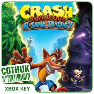 Купить CRASH BANDICOOT N. SANE TRILOGY XBOX X|S ONE КЛЮЧ