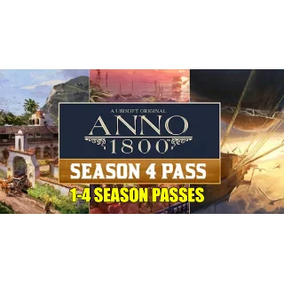 Купить ANNO 1800・COMPLETE・ВСЕ 1-4 SEASON PASS・UBISOFT・НА 90 ДН