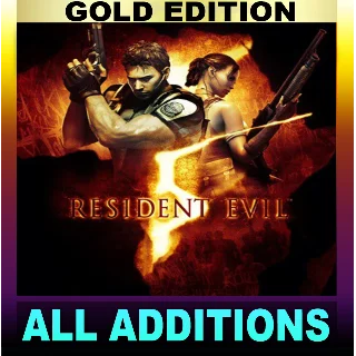 Купить RESIDENT EVIL 5 (2009)・GOLD EDITION・STEAM АККАУНТ・