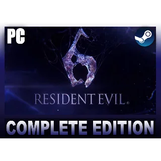 Купить ・RESIDENT EVIL 6 (2013)・COMPLETE EDITION・STEAM НА 90 ДН