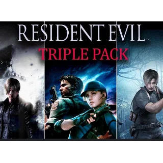 Купить RESIDENT EVIL 4 (2005) + RE5 (2009) + RE6 (2013)・STEAM・