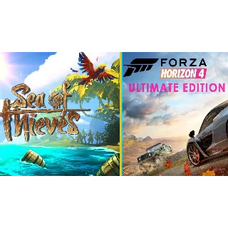Купить SEA OF THIEVES + FORZA HORIZON 4 ULTIMATE [PC] 🌍 GLOBAL