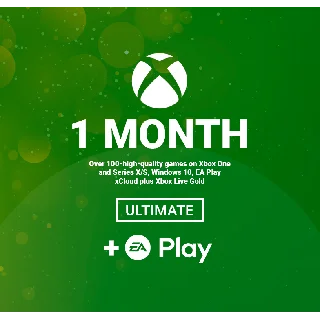Купить 🔑 XBOX GAME PASS ULTIMATE 1 МЕСЯЦ + REGION EUROPE