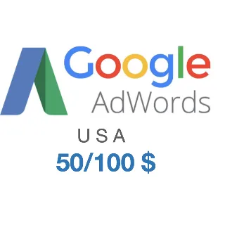 Купить Промокод купон Google AdWords Адвордс США 100$/50$ USA