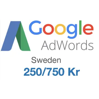 Купить Промокод, купон Google Adwords (Адвордс) 750 kr ШВЕЦИЯ