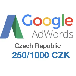 Купить Промокод купон Google AdWords Адвордс на 1000 CZK ЧЕХИЯ