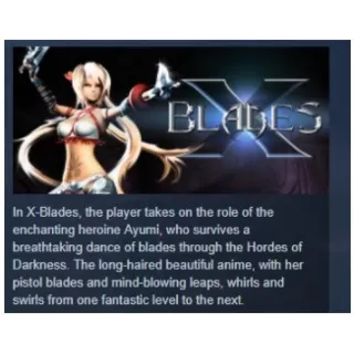 Купить X-Blades STEAM KEY REGION FREE GLOBAL+РОССИЯ