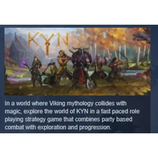 Купить Kyn 💎 STEAM KEY RU+CIS СТИМ КЛЮЧ ЛИЦЕНЗИЯ