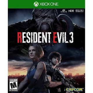 Купить Resident evil 3 Xbox one