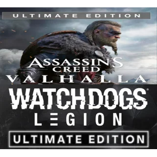 Купить 💎 Watch Dogs: Legion+AC Valhala Ultimate 🔥 ОФФЛАЙН UPLAY