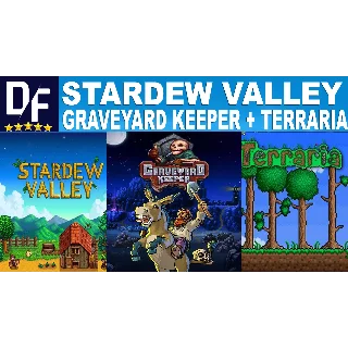 Купить ⛏ Stardew Valley +Graveyard Keeper +Terraria [STEAM]