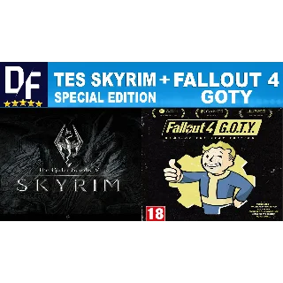 Купить TES V: Skyrim Special + Fallout 4 GOTY STEAM ✔ на 90 дней