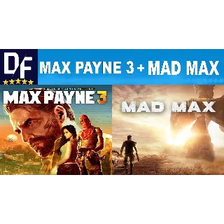 Купить Max Payne 3 [RU] + Mad Max [STEAM аккаунт] ✔ на 90 дней