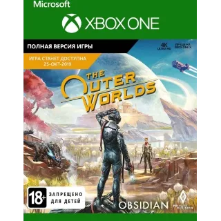 Купить The Outer Worlds Xbox one
