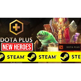 Купить ⭐ ️ ПОДПИСКА DOTA 2 PLUS до 30.01.2025 STEAM (ДОТА 2)