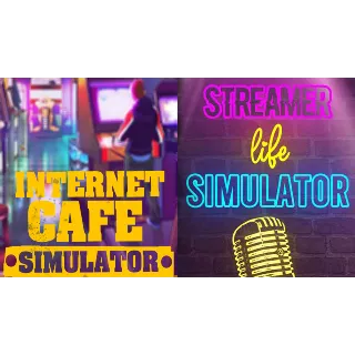 Купить STREAMER LIFE SIMULATOR +INTERNET CAFE SIMULATOR /STEAM