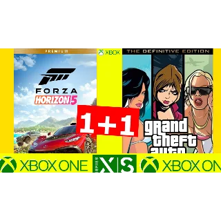 Купить 🔥 GTA Trilogy Definitive +FORZA5 XBOX ONE  XS GLOBAL 🔥