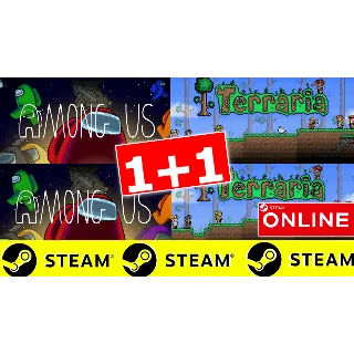 Купить 🔥 [1+1] 🔥 Terraria + Among Us - ОНЛАЙН STEAM (GLOBAL)