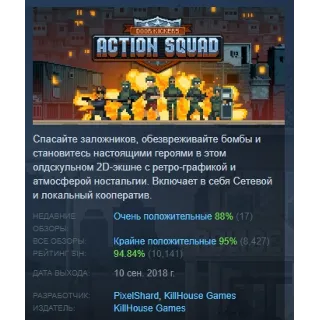 Купить Door Kickers: Action Squad АВТОДОСТАВКА STEAM РОССИЯ