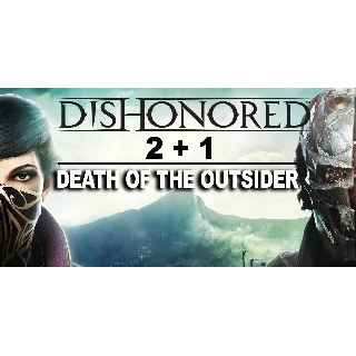 Купить Dishonored 2+1+Death of the Outsider STEAM ✔ на 90 дней