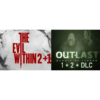 Купить The Evil Within 2+1 + Outlast 1+2 + DLC (STEAM) Аккаунт