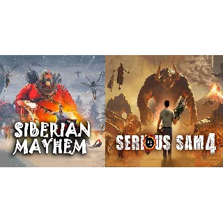 Купить 👿 Siberian Mayhem + Serious Sam 4 STEAM ✔ на 90 дней