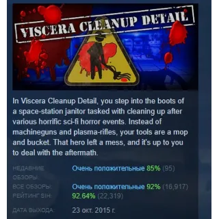 Купить Viscera Cleanup Detail АВТОДОСТАВКА STEAM РОССИЯ