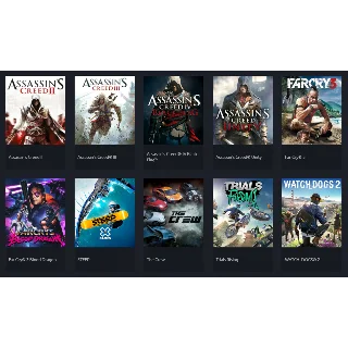 Купить Uplay-Топ-Сборник от 10 Игр | Offlin Ubisoft на 90 дней
