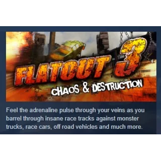 Купить Flatout 3: Chaos and Destruction STEAM GIFT РОССИЯ