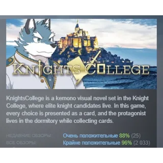Купить Knights College АВТОДОСТАВКА STEAM РОССИЯ