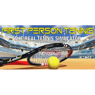 Купить First Person Tennis The Real Tennis Simulator VR STEAM
