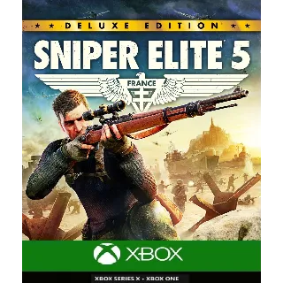 Купить Sniper Elite 5 Deluxe Edition Xbox One  Series X|S