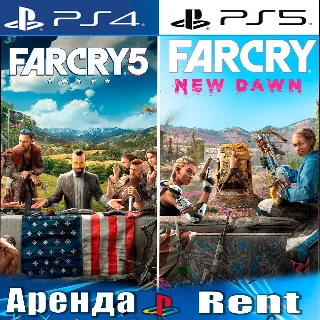Купить 🎮 Far Cry 5 + Far Cry New Dawn (PS4/PS5/RUS) Аренда 🔰
