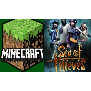 Купить MINECRAFT+SEA OF THIEVES+400 PC ИГР 🌍 GLOBAL на 30 дней