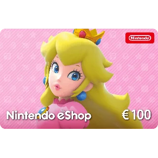 Купить 🎁 КАРТА ОПЛАТЫ NINTENDO ESHOP — 100 EUR [EU] | СКИДКИ