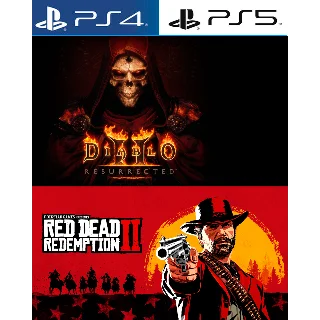 Купить 🎮 Diablo II Resurrected + RDR 2 (PS4/PS5/RU) Аренда 🔰