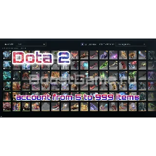 Купить DOTA 2 аккаунт 🔥 от 5 до 999 предметов ✅ + Родная почта