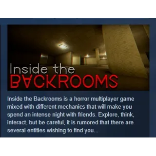 Купить Inside The Backrooms АВТОДОСТАВКА STEAM GIFT РОССИЯ