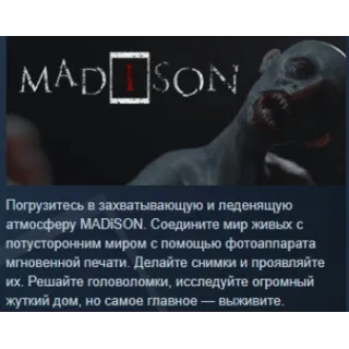 Купить MADiSON АВТОДОСТАВКА STEAM РОССИЯ