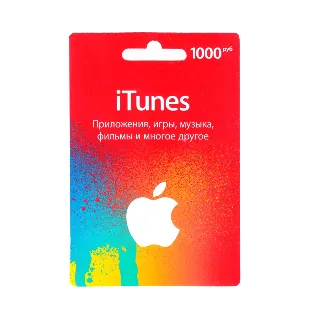 Купить 📍 Apple iTunes |РОССИЯ|ПОДАРОЧНЫЙ КОД 1000 RUB