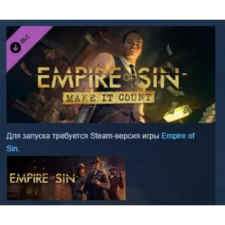 Купить Empire of Sin - Make it Count DLC STEAM GIFT РОССИЯ