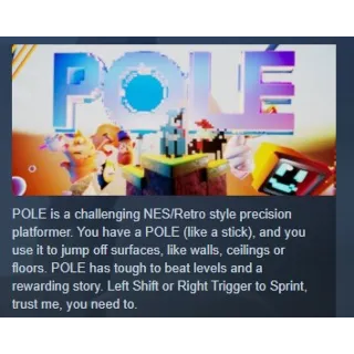 Купить POLE 💎 STEAM KEY REGION FREE GLOBAL
