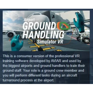 Купить Airport Ground Handling Simulator VR STEAM GIFT РОССИЯ