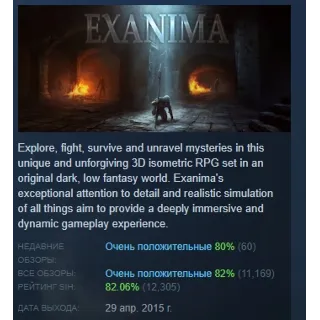 Купить Exanima 💎 АВТОДОСТАВКА STEAM РОССИЯ