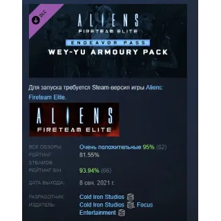 Купить Aliens: Fireteam Elite Wey-Yu Armoury DLC STEAM РОССИЯ