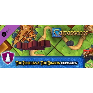 Купить Carcassonne - The Princess  the Dragon Expansion STEAM