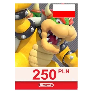 Купить 🎁 КАРТА ОПЛАТЫ NINTENDO ESHOP — 250 PLN [PL] | ПОЛЬША