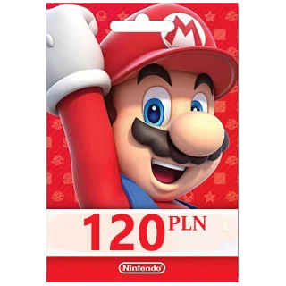 Купить 🎁 КАРТА ОПЛАТЫ NINTENDO ESHOP — 120 PLN [PL] | ПОЛЬША