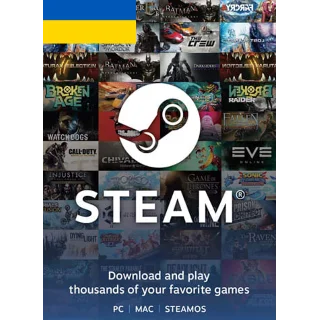 Купить 🔥 STEAM УКРАИНА ⭐ КАРТЫ ПОПОЛНЕНИЯ [ 50 - 5000 UAH ]